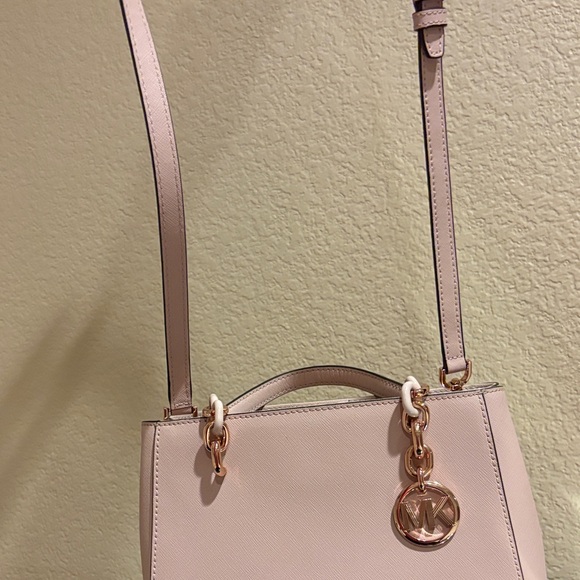 Michael Kors Blush Satchel with Gold Accents - Picture 2 of 6